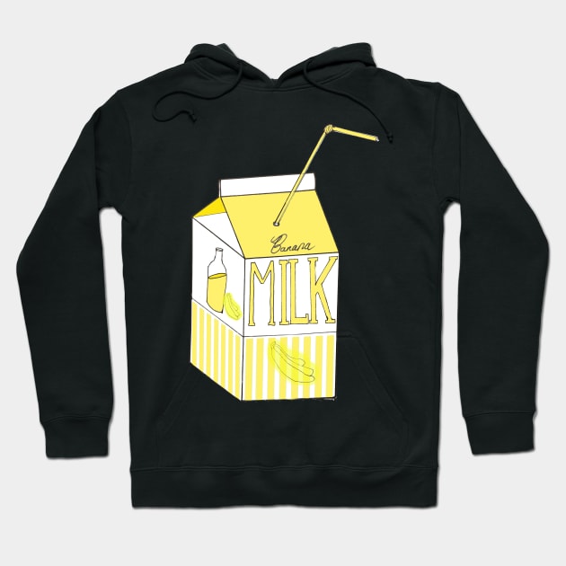 Banana Milk Hoodie by Kcael